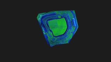 LiDAR Scan of Dudy Noble Field at Polk-Dement Stadium using WISPR sUAS