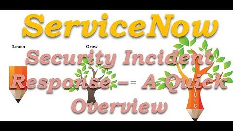 ServiceNow ||  SecOps - Security Incident Response - A Quick Overview #Shorts #Short