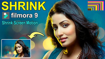 Shrink Screen Motion in Filmora | How To Add Small Screen in FilomaX | Tutorial in Hindi