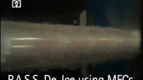 Macro Fiber Composite (MFC) piezoelectric actuator are used for aircraft wings de-icing.