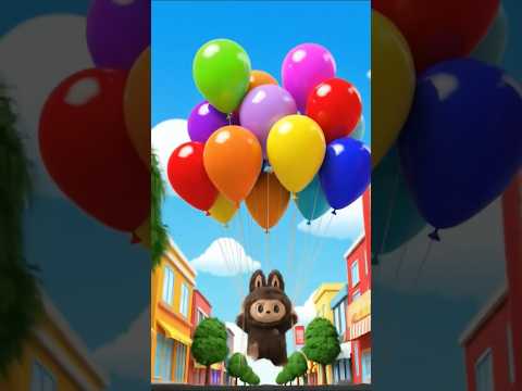 لابوبو والبالونات  لابوبو