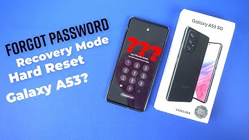 How To Hard Reset Samsung Galaxy A53 5G | Forgot Pattern/PIN Unlock