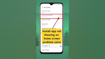Add icon to home screen | android app not showing on home screen | #shorts#addappicon