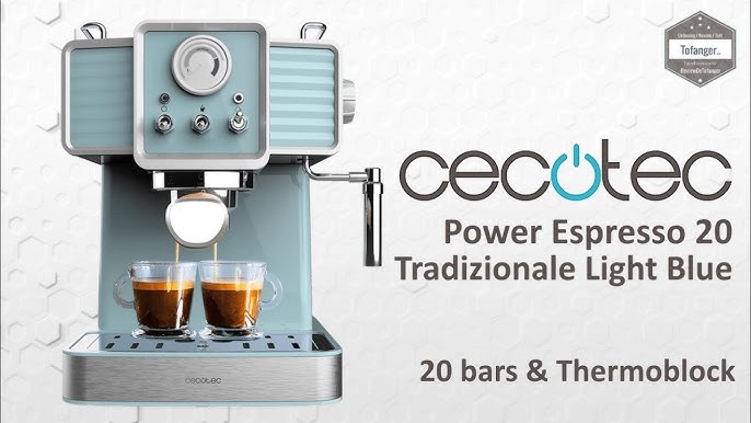 Power Espresso 20 Barista Mini Cafetera barista con 20 bares, manometro y  thermoblock. 
