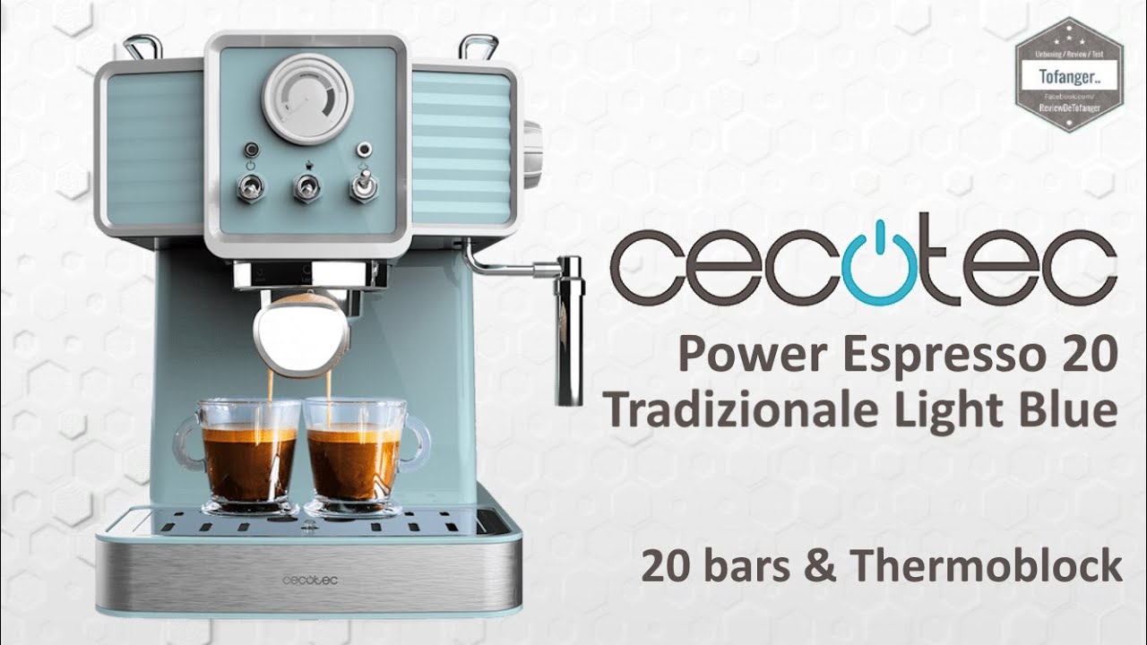 Cafetera Cecotec Power Espresso 20 Tradizionale Light Yellow