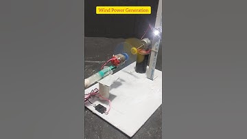 Wind Power Generation. Dc Motor | #dcmotor#tech #youtubeshorts #motor #dcmotorproject#fan