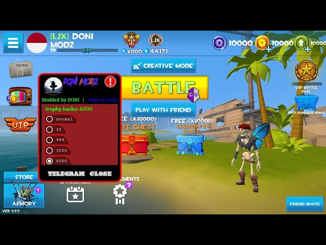 Rocket Royale MOD APK 2.3.7 (Free Shopping) for Android