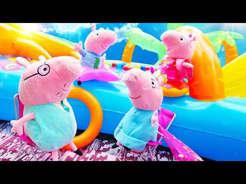 Видео: Свинка Пеппа – приключения у бассейна! 