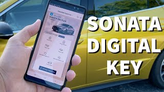 2020 Hyundai Sonata Digital Key Hands On by GottaBeMobile 2,762 views 3 years ago 3 minutes, 6 seconds