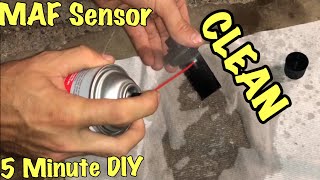 How to Clean Mass Air Flow Sensor (MAF) on BMW   For Smooth Idle