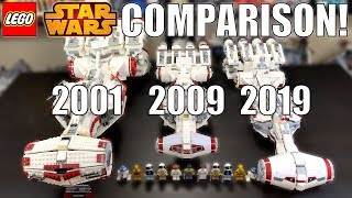 LEGO Star Wars Tantive IV Comparison! (10019, 10198, 75244 | 2001, 2009, 2019)