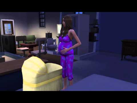 donna-giving-birth-and-husband-arrives-home-after-the-delivery-on-the-sims-4