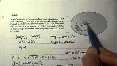 Dynamics 15.5b Conservation of Angular Momentum