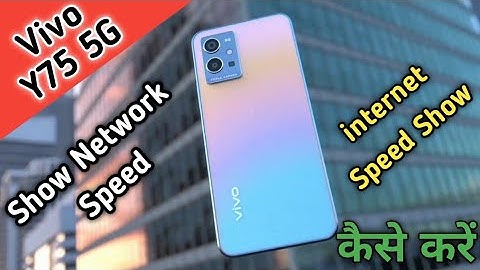 How To Show Network Speed in Vivo Y75 5G,Vivo Y75 Me internet Speed Show Keise Kare,#Network