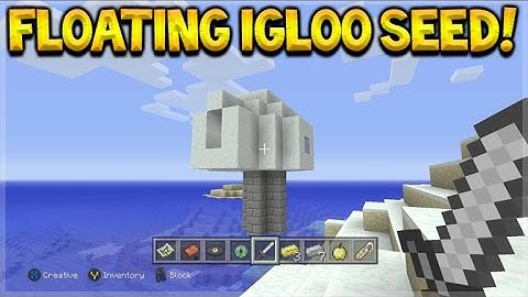 Minecraft Xbox 360 PS3: TU45 FLOATING IGLOO SEED With Villages & Temples!