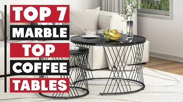 7 Best Marble Top Coffee Tables for a Stylish Living Room