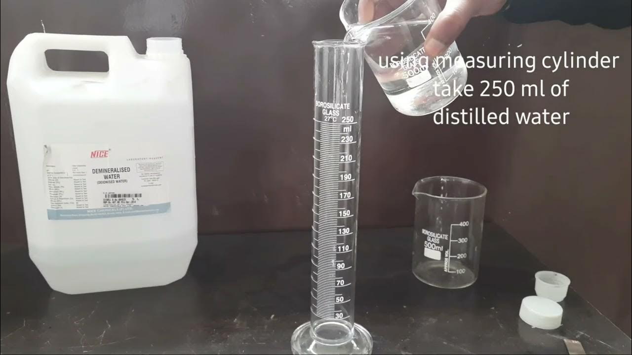 preparation of M/20 KMnO4 solution YouTube