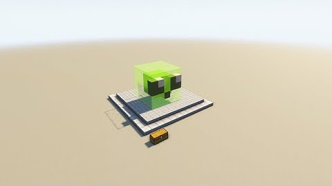 SLIME STATUE - MINECRAFT EASY TUTORIAL