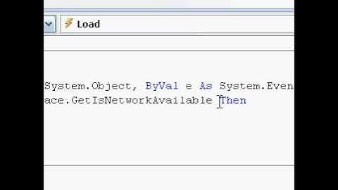 NETWORK STATUS CHECKER VISUAL BASIC 2008