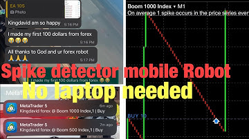 Live trading on how the spike detector Robot works on Boom and Crash with Testimonies #forexsignals