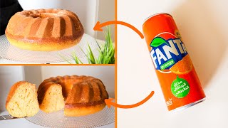 2-Ingredient Fanta Cake | كيك فانتا بمكونين فقط