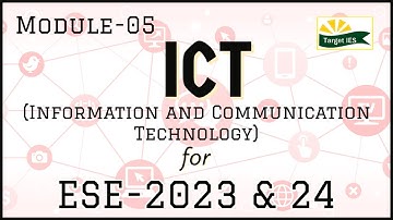 ICT module-5 | Tools of ICT | General studies for ESE-2023 | Target IES