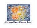 Art Journal Page: Nature's Beauty
