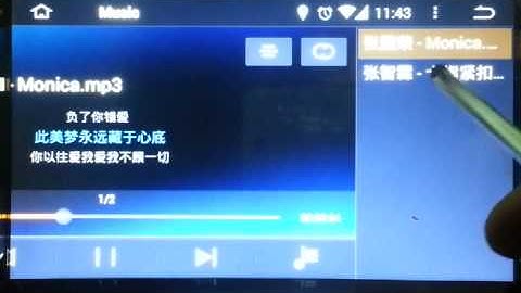 Android 4.4 Music Lyrics Synchronizing Function-Powered by WITSON