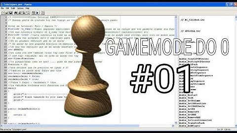 GAMEMODE | COMO CRIAR GAMEMODE DO 0 #01