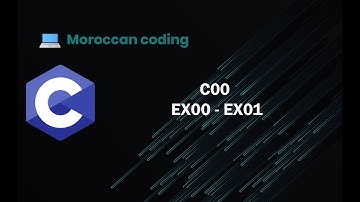 [Darija] 1337 / 42 Pool exercises C00 #1 - Ex00 \ Ex01