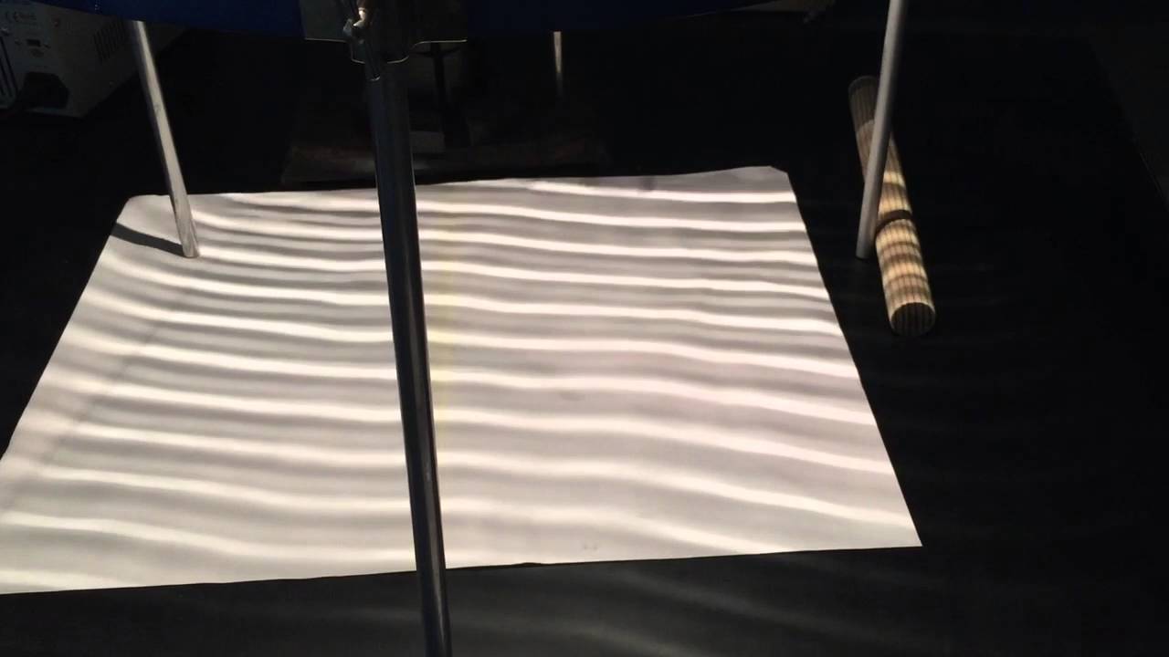 Ripple Tanks Refraction of water waves Regular Speed YouTube