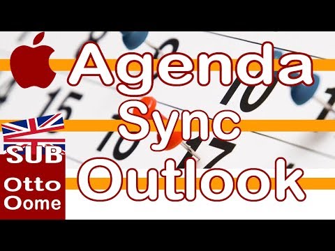 How do you synchronize your iPhone's calendar and contacts with Outlook?