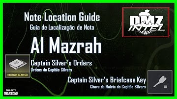 DMZ | Al Mazrah Notes | Captain Silver
