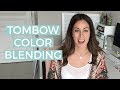 How To Blend Colors & Ombre with Tombow Brush Pens | The Happy Ever Crafter