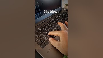 Shutdown shortcut keys | #computer #PC #asmr #tricks