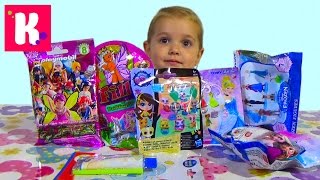 Принцессы Диснея ЛПС Филли сюрпризы с игрушками распаковка blind bag surprise toys