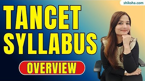 TANCET Syllabus 2026 | MBA & MCA Section-wise Breakdown & Strategy #tancetsyllabus