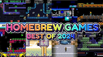 Homebrew Games - Best of 2024 - Amiga,Amstrad,Atari XL,Commodore 64,Megadrive,MSX,NES,ZX Spectrum