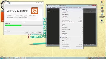 1 install sublime text 3 dan xampp