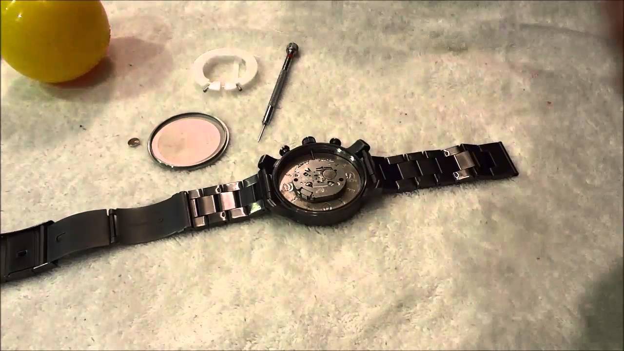 Arriba 35+ imagen how to replace fossil watch battery