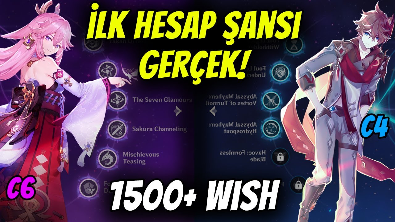 İLK HESAP ŞANSI BİR EFSANEDİR! | İzleyici Wishleri & Yae Miko & Tartaglia | Genshin Impact Türkçe