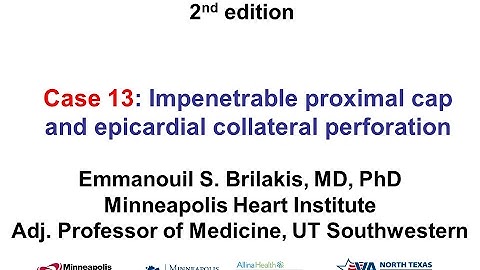 Case 13: Manual of CTO Interventions - Epicardial collateral perforation
