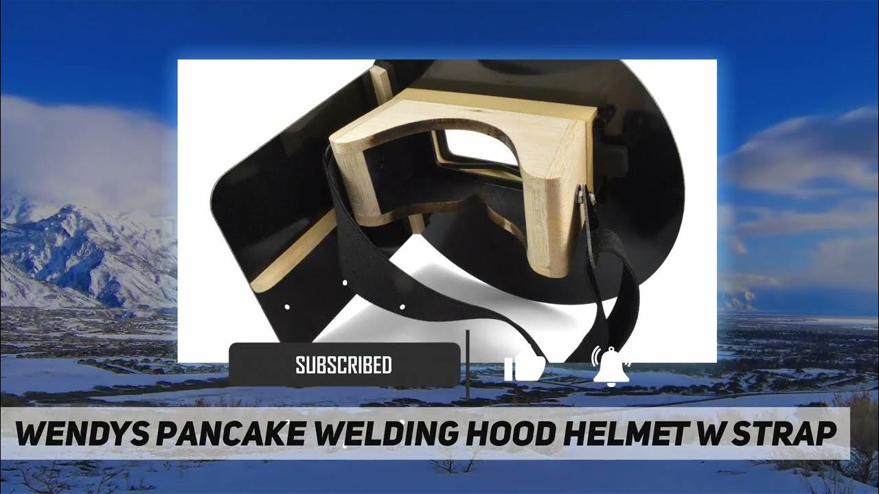 Wendy's Pancake Welding Hood Helmet w/Strap Review 2023 YouTube