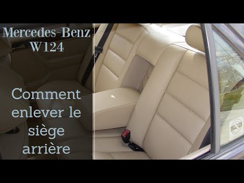 Banquette Arrière Sport Line Pour Mercedes W124 TE Break - Noire, Réglable - Pièce D'occasion