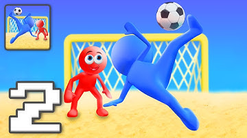 Super Goal: Fun Soccer Game - Gameplay Walkthrough Part 2 - Tutorial Draw a Line Ball (iOS, Android)