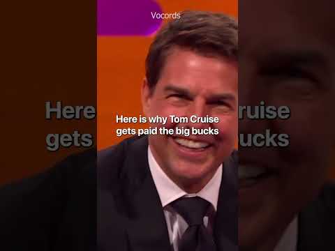 This is why Tom Cruise gets paid the big bucks!
