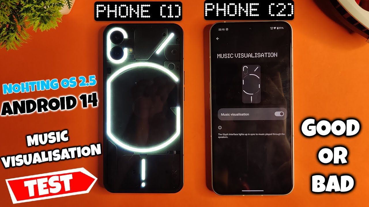 Ready go to ... https://youtu.be/r0-Pg-9CHps [ Music Visualisation Test with Nothing Phone (1) and Phone (2) after Android 14 Stable Update ð¥]