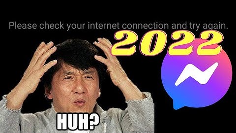 How To Fix "Please Check Your Internet Connection" Error | Facebook Messenger Tutorial 2022