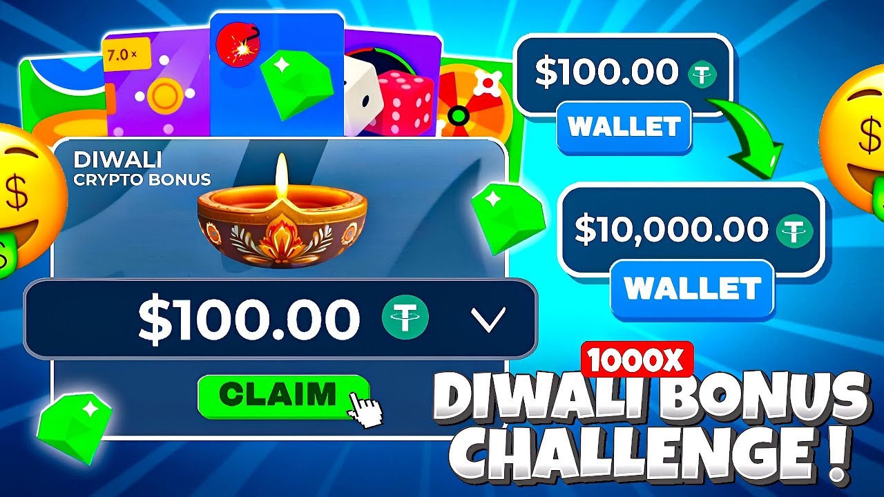 100 To $10,000 Challenge On Stake | 1000x Diwali Bonus Challenge In Originals | Low Balance Strategy