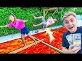 $10,000 THE FLOOR IS LAVA CHALLENGE!!